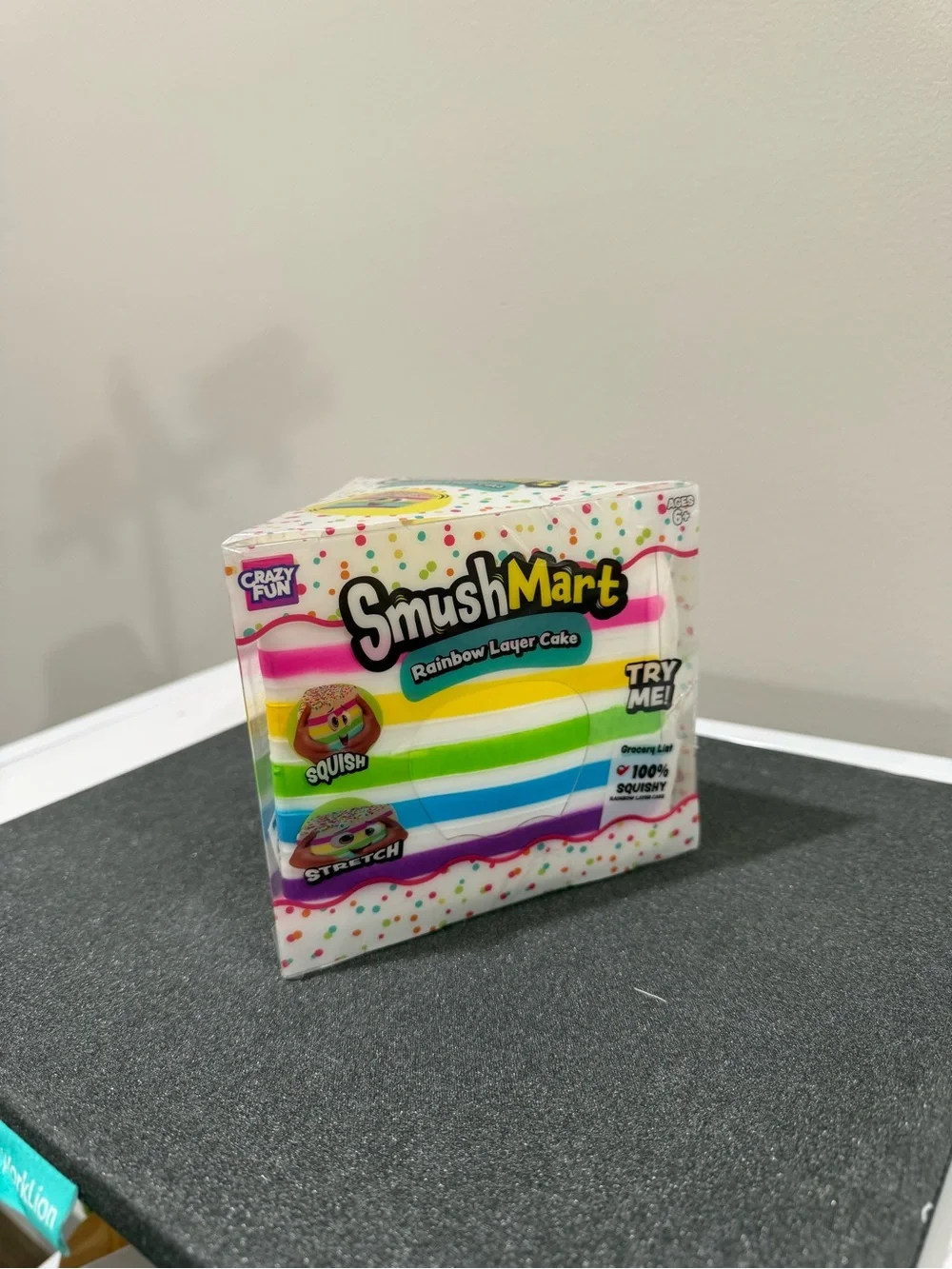 Rainbow Layer Cake Squishy Toy - Multicolor